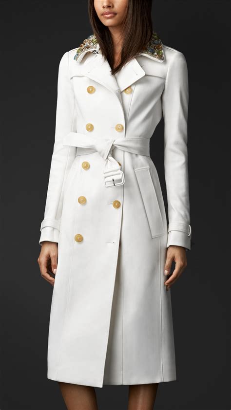 burberry white coat|Burberry trench coat women black.